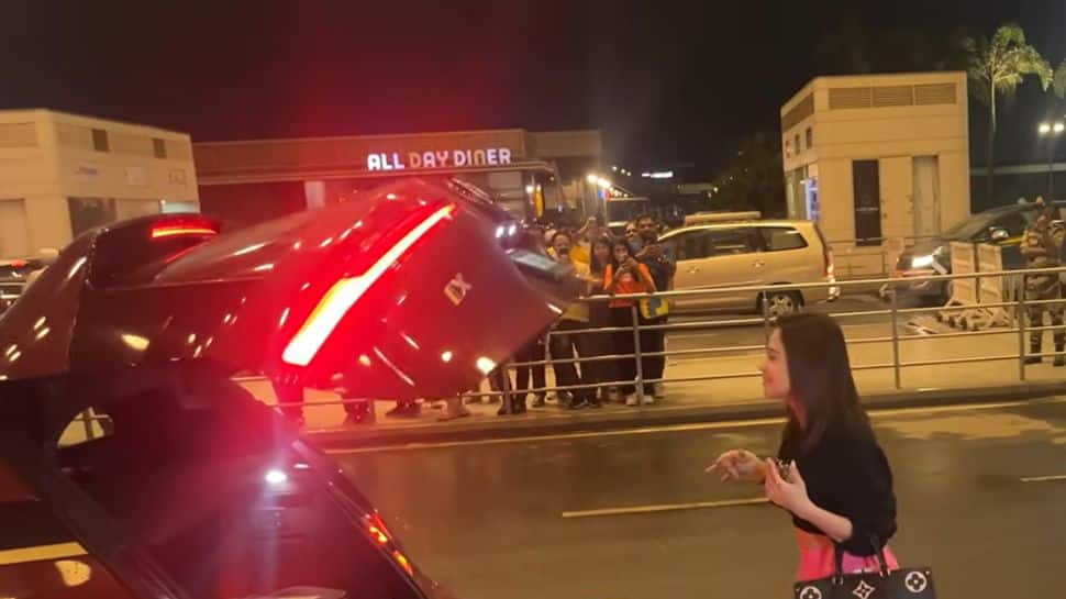 Nushrratt Bharuccha Struggles To Close BMW IXs Tailgate, Hilarious Moment Goes Viral