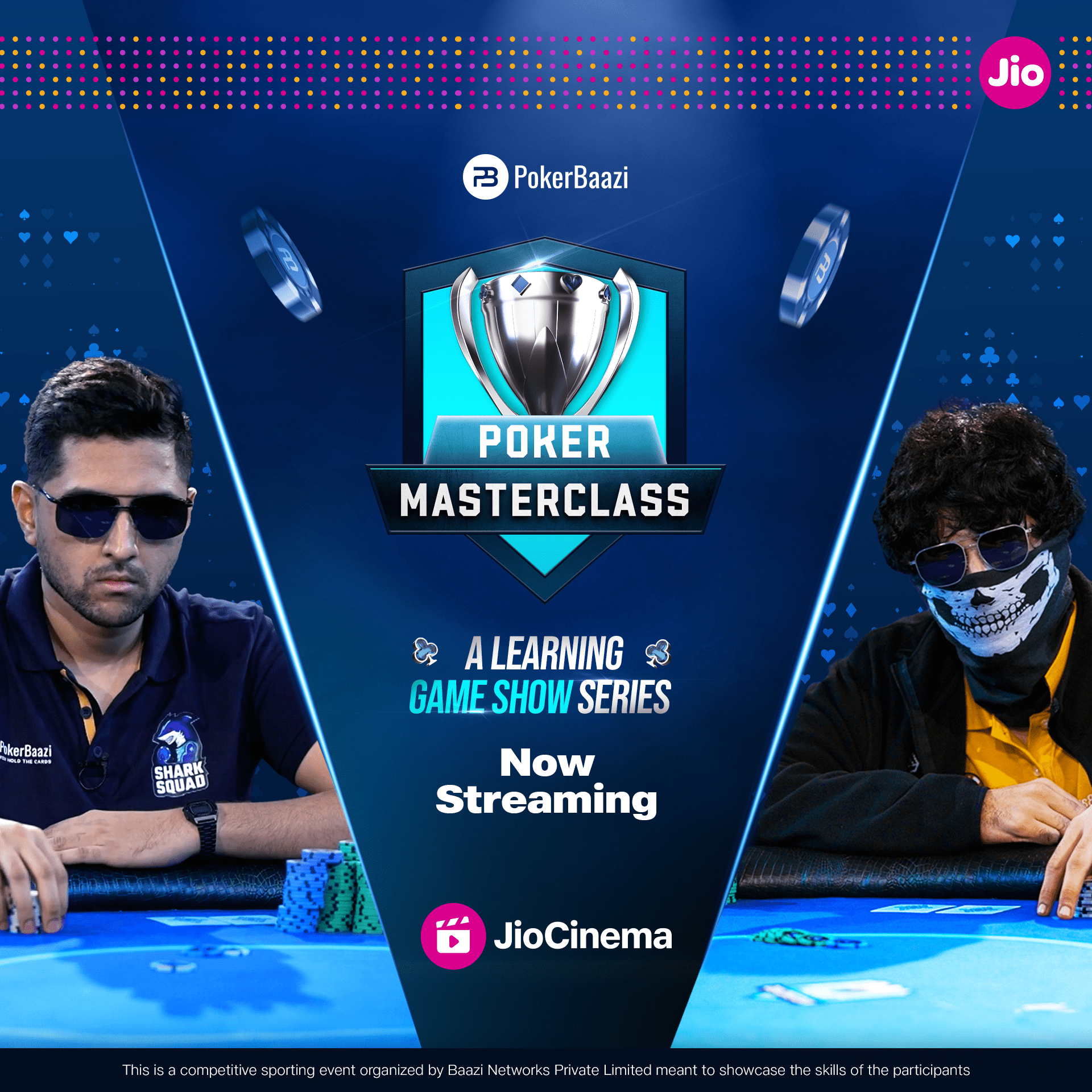 JioCinema Partners With PokerBaazi